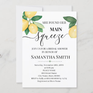 Invitation Elle a trouvé son pressage principal, la douche nu