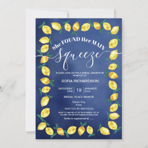 Invitation Elle a trouvé son principal citron BOHO SUMMER Inv