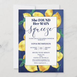 Invitation Elle a trouvé son principal citron BOHO SUMMER Inv