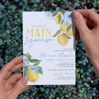 Invitation Elle a Trouvé Son Squeeze Principal Fête de Mariag