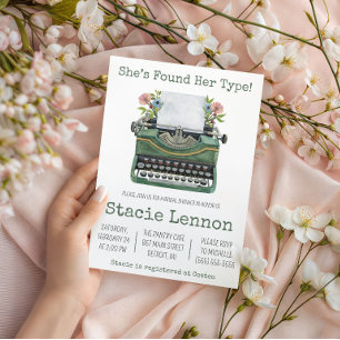 Invitation Elle a trouvé son type ! Fête des mariées de machi