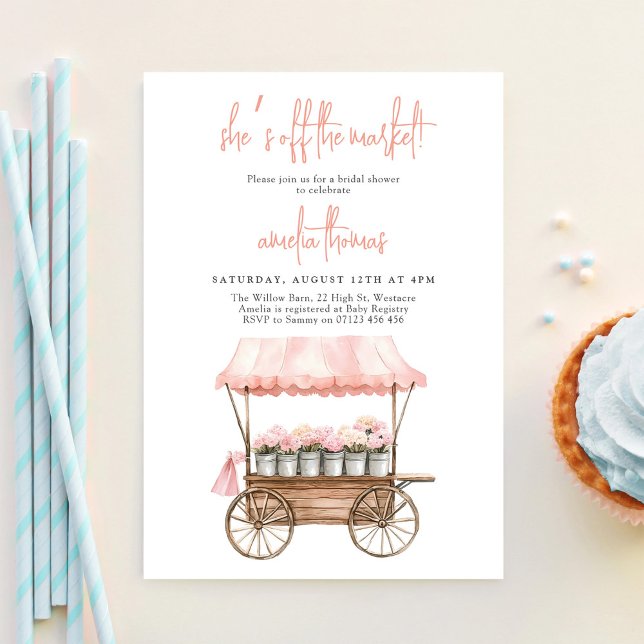 Invitation Elle est fraîche de la Fête des mariées du marché (Créateur téléchargé)