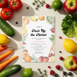 Invitation Elle est hors du Marché des Producteurs de Mariée
