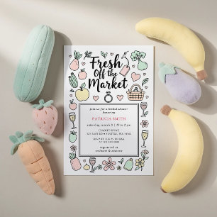 Invitation Elle est hors du marché Farmers Market Bridal Show
