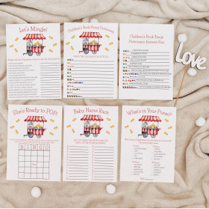 Invitation Elle est prête à éclater ! Jeu pour Baby Shower