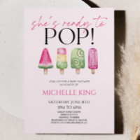 Elle est prête à pop ! Baby shower Popsicle