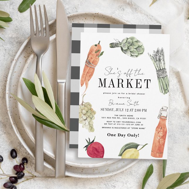 Invitation Elle n'est pas à la Fête des mariées du marché des (Créateur téléchargé)