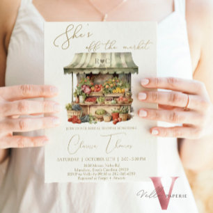 Invitation Elle n'est pas sur le marché de la douche nuptiale