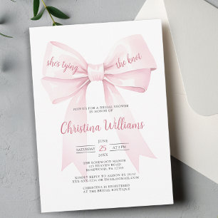 Invitation Elle noue la Fête des mariées