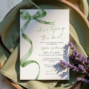 Invitation Elle noue la Fête des mariées de la ceinture verte