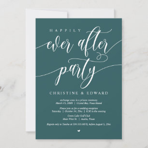 Invitation Elopement, Heureusement Jamais Après La Fête, Emer