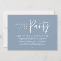 Elopement mariage, Heureusement Jamais Après La Fê