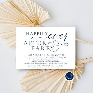 Invitation Elopement mariage, Heureusement Jamais Après La Fê