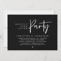 Elopement mariage, Heureusement Jamais Après La Fê