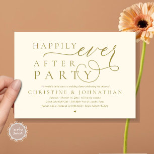 Invitation Elopement Mariage Moderne, Heureusement Jamais Apr