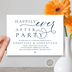 Invitation Elopement Mariage Moderne, Heureusement Jamais Apr