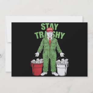 Invitation Éluis Trump Éboueur Reste Déchets 2024 Élection 