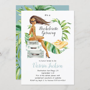 Invitation Emballez vos bagages Bagages de bagagerie Bachelor