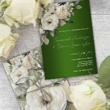 Emerald Green et White Rose Mariage