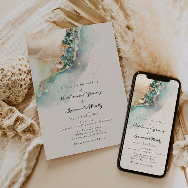 Invitation Emerald Isle Mariage (Créateur téléchargé)