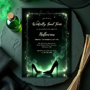 Invitation Emerald Wicktly Good Time Girls Halloween Party