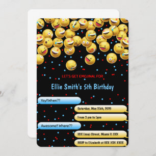 Invitation Emoji modifiable