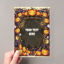 Invitation en acrylique Halloween mignonne #10