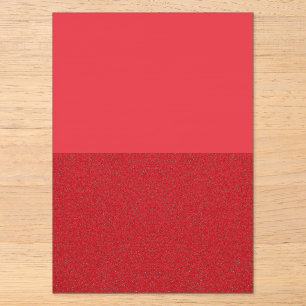 Invitation en acrylique rouge tomate à fond bruité