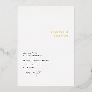 INVITATION EN ALUMINIUM 