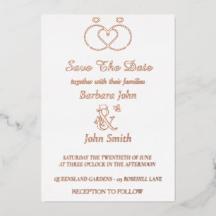 INVITATION EN ALUMINIUM 