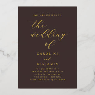 INVITATION EN ALUMINIUM 