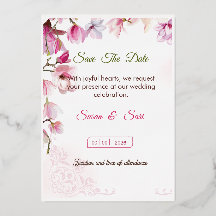 Invitation en aluminium