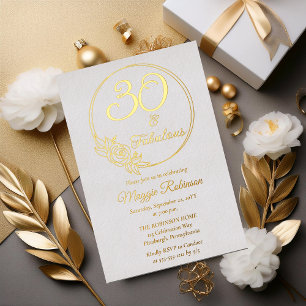 Invitation En Aluminium 30 et Fabuleux Fête d'anniversaire de 30 ans estam