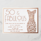 50 & Fabuleux ! Rose Gold Gown 50e fête d'annivers