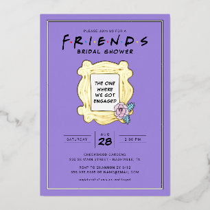 Invitation En Aluminium AMIS™ Celui avec la Fête des mariées