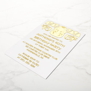 Invitation En Aluminium Ancienne Egypte Roi Tut Thème Personnalisé Parti