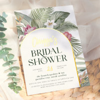 Arche Florale Tropicale Brillante Mariage Moderne