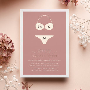 Invitation En Aluminium Atelier Lingerie Fête des mariées