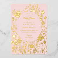 Baby shower brodé Fleur sauvage Floral Meadow