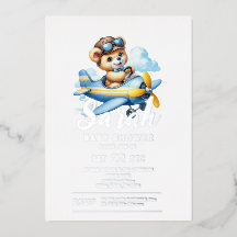 Baby shower d'ours en peluche volant