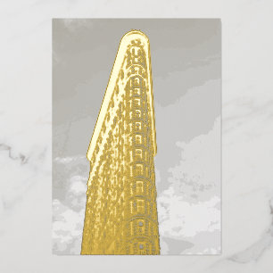 Invitation En Aluminium Bâtiment Flatiron New York City