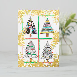 Invitation En Aluminium Belle Sainte et Ornament Bénédiction de Noël F