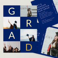 BLOCS DE COULEUR GRAD MULTI Photo BLUE Gold