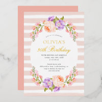 Broussette et fleur fête d'anniversaire Brunch