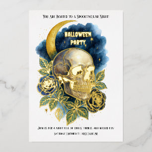 Invitation En Aluminium Bureau d'affaires Communauté Halloween Déplaisant