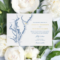 Cape May New Jersey Mariage Navy et Gold