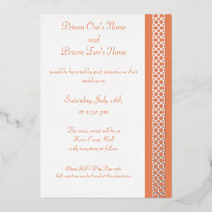 Invitation En Aluminium Coeurs de tressage celtique dans l'Invitation à hu