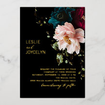 Composition florale sombre et lunatique de PixDezi