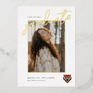 Invitation En Aluminium Conception de l'esprit des Bengals de l'Université