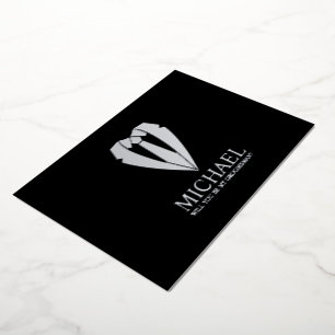 Invitation En Aluminium Costume Mariage en argent et Cravate Groomsman Pro